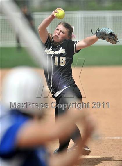 Thumbnail 2 in Palos Verdes Peninsula vs. Temescal Canyon (Woodbridge Tournament) photogallery.
