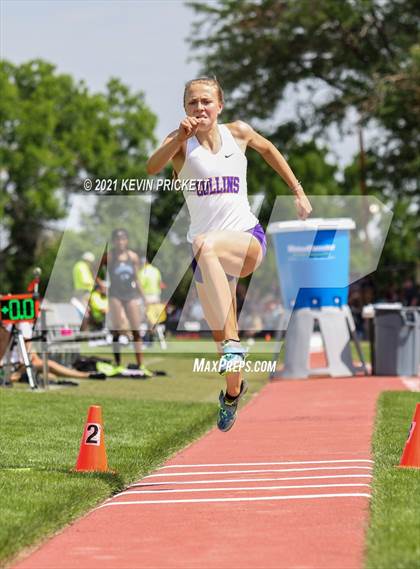 Thumbnail 2 in CHSAA Track & Field 5A Championships (Girls Triple Jump) photogallery.