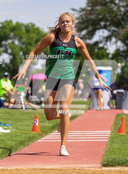 Thumbnail 1 in CHSAA Track & Field 5A Championships (Girls Triple Jump) photogallery.