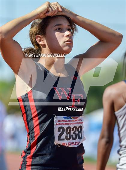 Thumbnail 2 in AIA Track & Field Championships (Girls 100m Dash) photogallery.