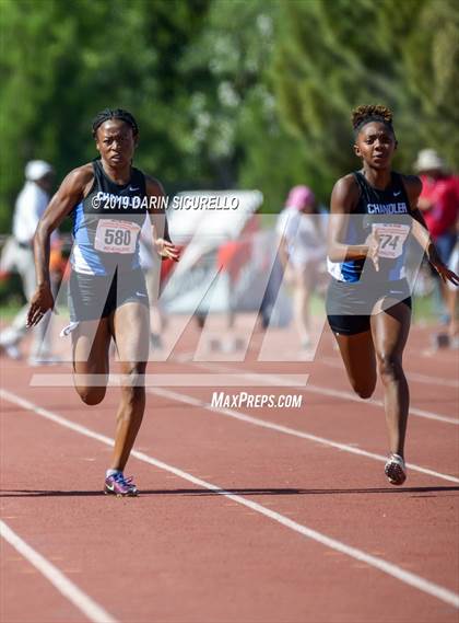 Thumbnail 3 in AIA Track & Field Championships (Girls 100m Dash) photogallery.