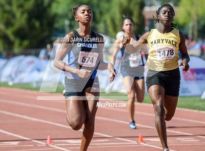 Thumbnail 2 in AIA Track & Field Championships (Girls 100m Dash) photogallery.