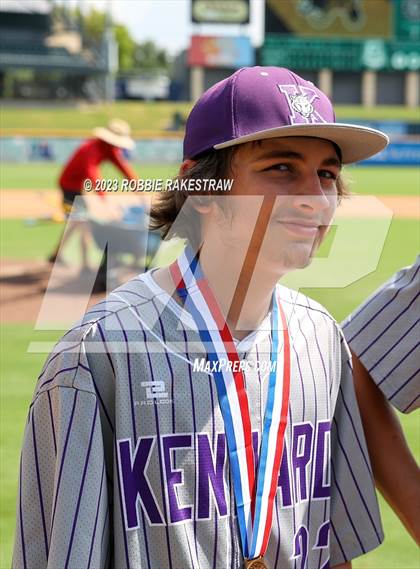 Thumbnail 2 in Kennard @ Abbott (UIL 1A Baseball State Semifinal Medal Ceremony) photogallery.