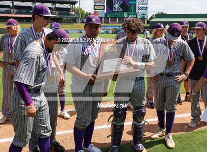 Thumbnail 2 in Kennard @ Abbott (UIL 1A Baseball State Semifinal Medal Ceremony) photogallery.
