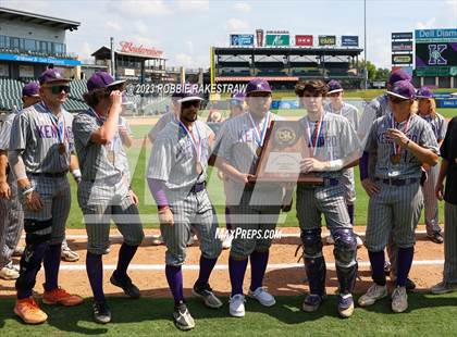 Thumbnail 3 in Kennard @ Abbott (UIL 1A Baseball State Semifinal Medal Ceremony) photogallery.