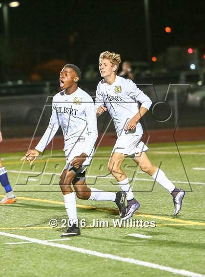 Thumbnail 1 in Gilbert vs. Desert Vista (AIA D1 Semifinal)  photogallery.