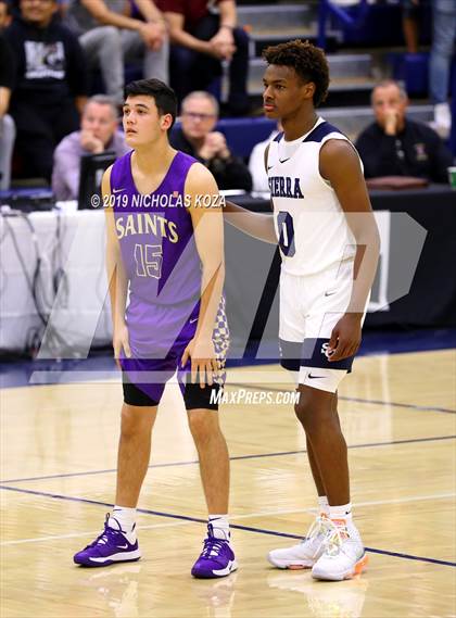 Thumbnail 1 in Sierra Canyon vs. St. Augustine (San Diego Tip-Off Challenge) photogallery.