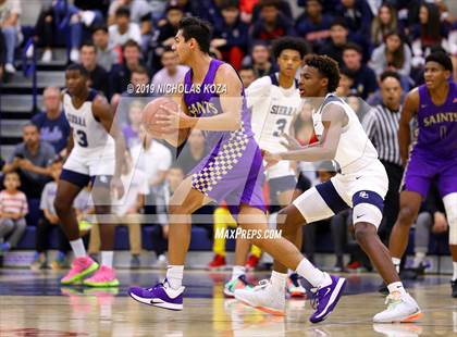 Thumbnail 1 in Sierra Canyon vs. St. Augustine (San Diego Tip-Off Challenge) photogallery.
