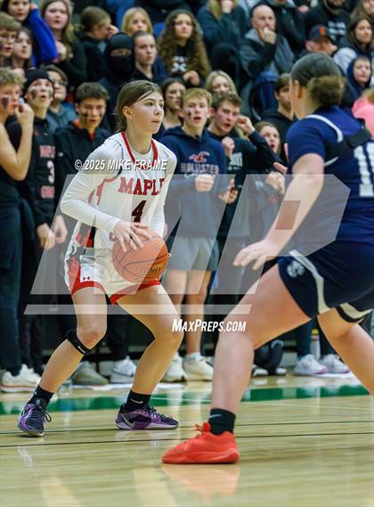 Thumbnail 2 in Franklinville vs. Maple Grove (NYSPHSAA Section VI Class C Semi-Final) photogallery.