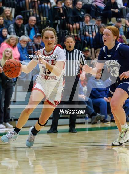 Thumbnail 2 in Franklinville vs. Maple Grove (NYSPHSAA Section VI Class C Semi-Final) photogallery.