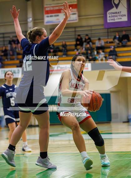 Thumbnail 3 in Franklinville vs. Maple Grove (NYSPHSAA Section VI Class C Semi-Final) photogallery.