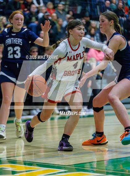 Thumbnail 2 in Franklinville vs. Maple Grove (NYSPHSAA Section VI Class C Semi-Final) photogallery.