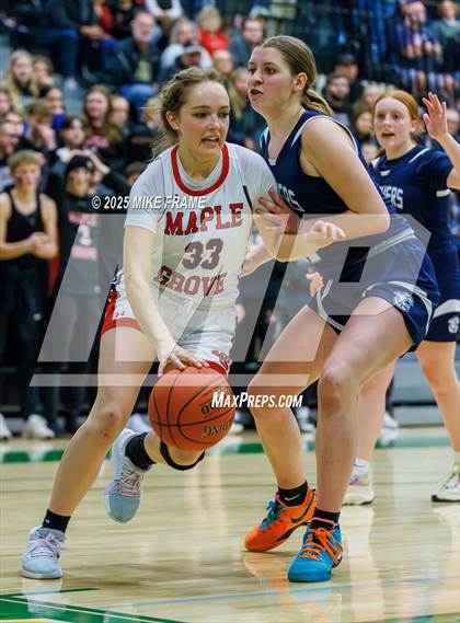Thumbnail 1 in Franklinville vs. Maple Grove (NYSPHSAA Section VI Class C Semi-Final) photogallery.