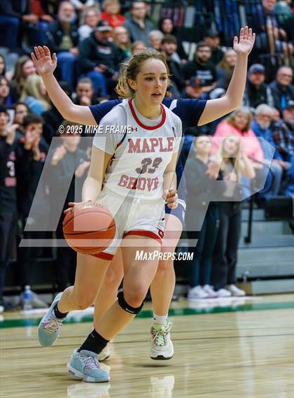 Thumbnail 3 in Franklinville vs. Maple Grove (NYSPHSAA Section VI Class C Semi-Final) photogallery.