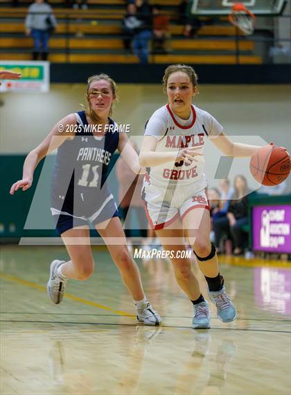 Thumbnail 1 in Franklinville vs. Maple Grove (NYSPHSAA Section VI Class C Semi-Final) photogallery.