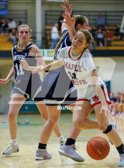 Thumbnail 3 in Franklinville vs. Maple Grove (NYSPHSAA Section VI Class C Semi-Final) photogallery.