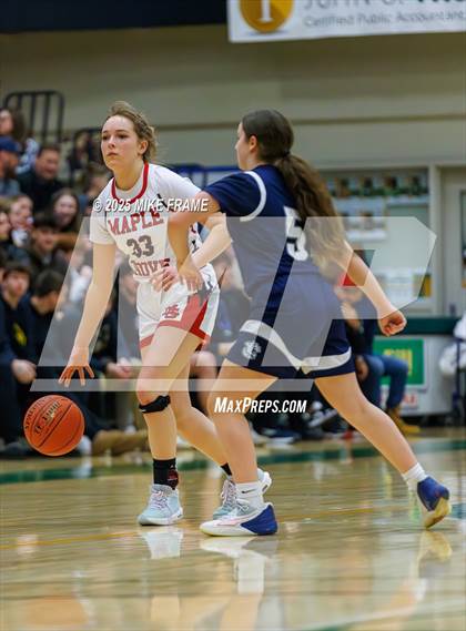 Thumbnail 2 in Franklinville vs. Maple Grove (NYSPHSAA Section VI Class C Semi-Final) photogallery.