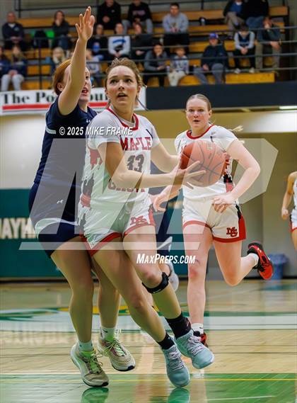 Thumbnail 2 in Franklinville vs. Maple Grove (NYSPHSAA Section VI Class C Semi-Final) photogallery.