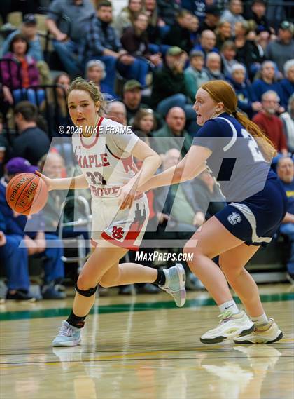 Thumbnail 3 in Franklinville vs. Maple Grove (NYSPHSAA Section VI Class C Semi-Final) photogallery.