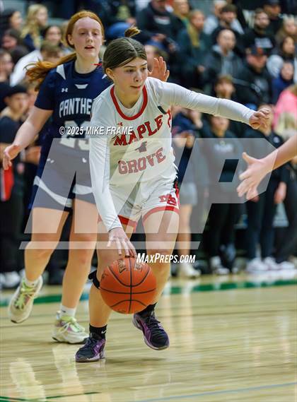 Thumbnail 2 in Franklinville vs. Maple Grove (NYSPHSAA Section VI Class C Semi-Final) photogallery.