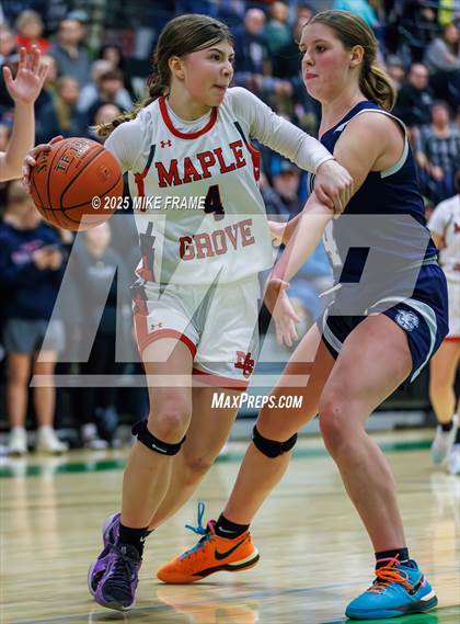Thumbnail 1 in Franklinville vs. Maple Grove (NYSPHSAA Section VI Class C Semi-Final) photogallery.