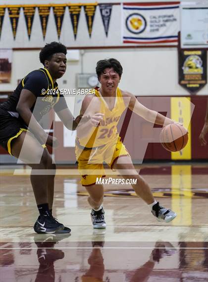 Thumbnail 1 in Lincoln vs. Cornerstone Christian (Stonebarger Tournament) photogallery.