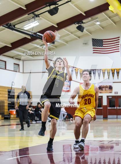 Thumbnail 2 in Lincoln vs. Cornerstone Christian (Stonebarger Tournament) photogallery.
