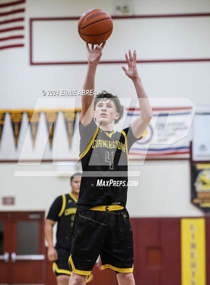 Thumbnail 3 in Lincoln vs. Cornerstone Christian (Stonebarger Tournament) photogallery.