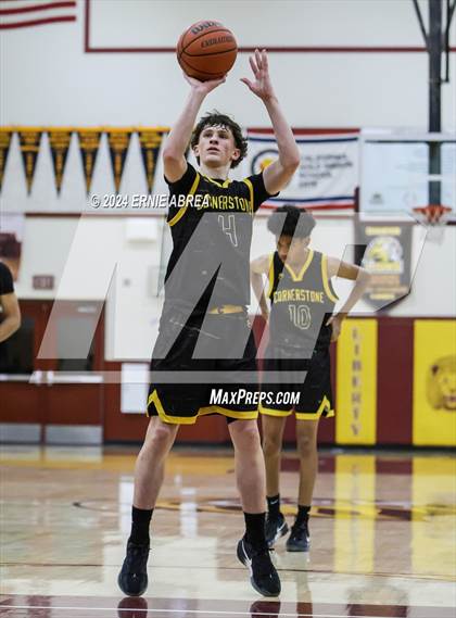 Thumbnail 2 in Lincoln vs. Cornerstone Christian (Stonebarger Tournament) photogallery.