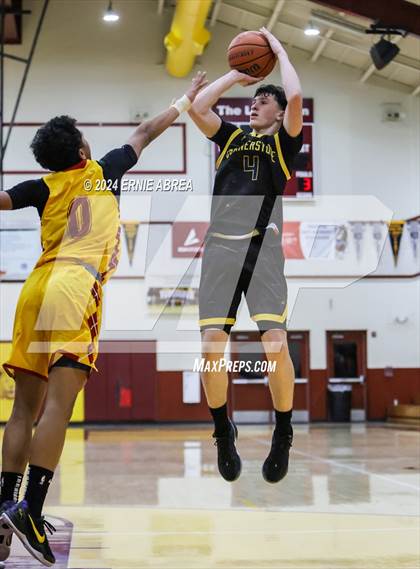 Thumbnail 2 in Lincoln vs. Cornerstone Christian (Stonebarger Tournament) photogallery.