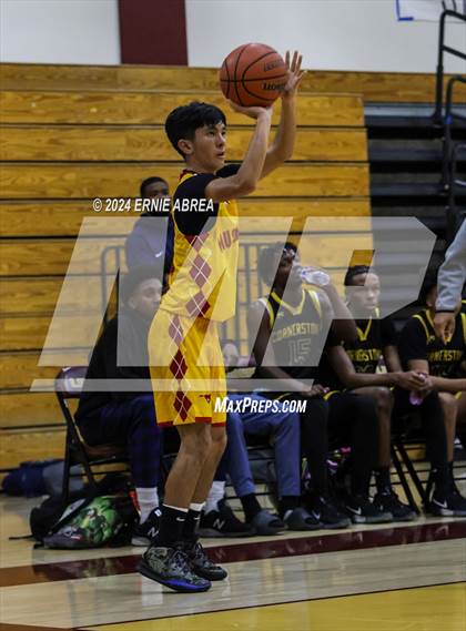 Thumbnail 2 in Lincoln vs. Cornerstone Christian (Stonebarger Tournament) photogallery.