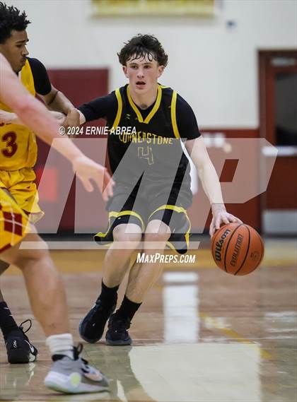 Thumbnail 1 in Lincoln vs. Cornerstone Christian (Stonebarger Tournament) photogallery.