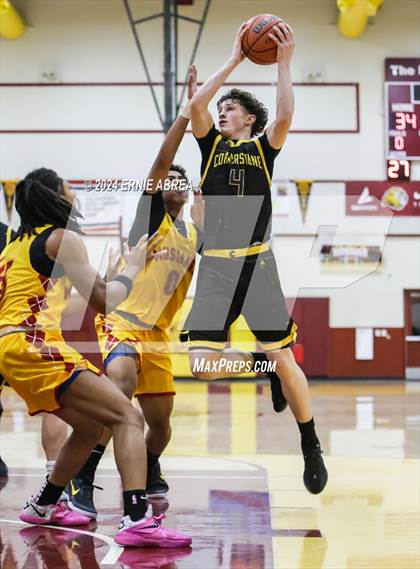 Thumbnail 2 in Lincoln vs. Cornerstone Christian (Stonebarger Tournament) photogallery.