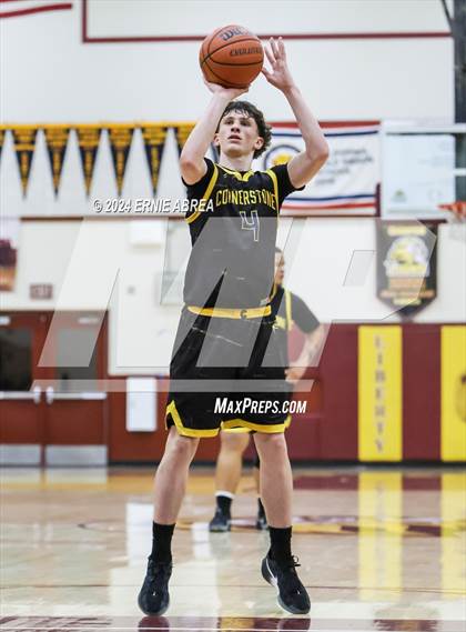Thumbnail 1 in Lincoln vs. Cornerstone Christian (Stonebarger Tournament) photogallery.