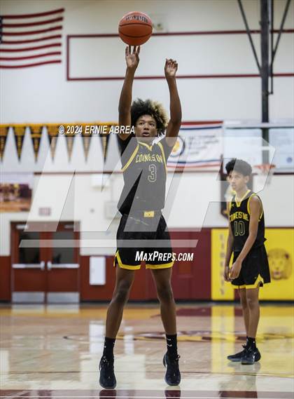 Thumbnail 3 in Lincoln vs. Cornerstone Christian (Stonebarger Tournament) photogallery.