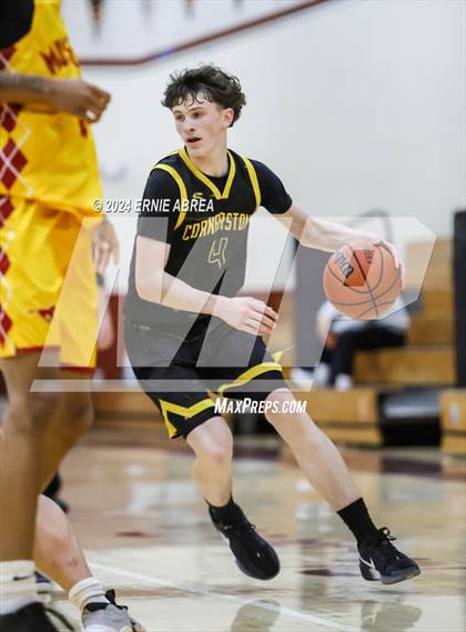 Thumbnail 2 in Lincoln vs. Cornerstone Christian (Stonebarger Tournament) photogallery.