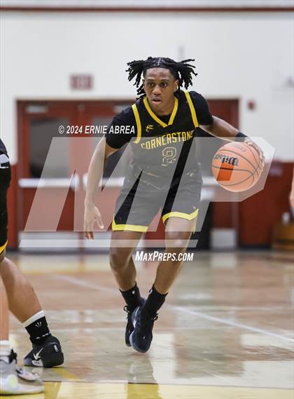 Thumbnail 3 in Lincoln vs. Cornerstone Christian (Stonebarger Tournament) photogallery.