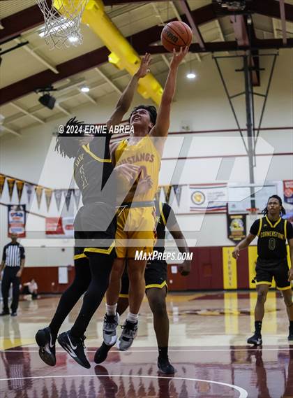 Thumbnail 2 in Lincoln vs. Cornerstone Christian (Stonebarger Tournament) photogallery.