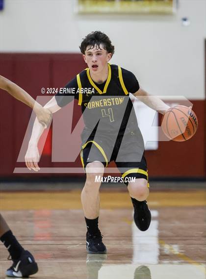 Thumbnail 3 in Lincoln vs. Cornerstone Christian (Stonebarger Tournament) photogallery.
