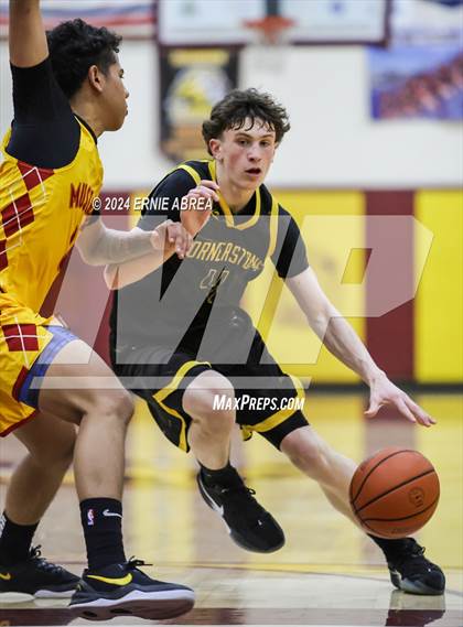 Thumbnail 3 in Lincoln vs. Cornerstone Christian (Stonebarger Tournament) photogallery.