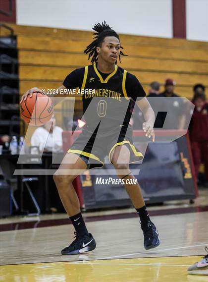 Thumbnail 1 in Lincoln vs. Cornerstone Christian (Stonebarger Tournament) photogallery.