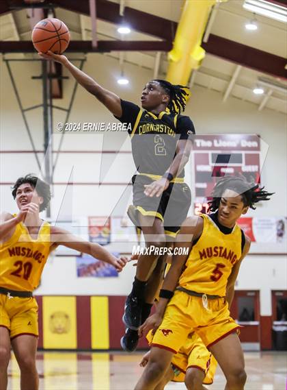 Thumbnail 1 in Lincoln vs. Cornerstone Christian (Stonebarger Tournament) photogallery.