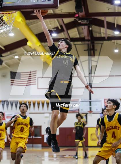 Thumbnail 2 in Lincoln vs. Cornerstone Christian (Stonebarger Tournament) photogallery.