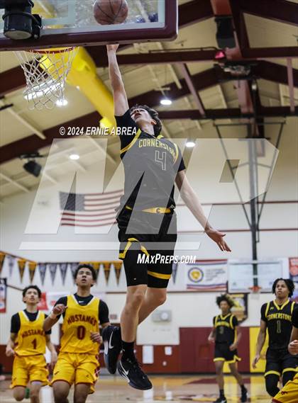 Thumbnail 1 in Lincoln vs. Cornerstone Christian (Stonebarger Tournament) photogallery.