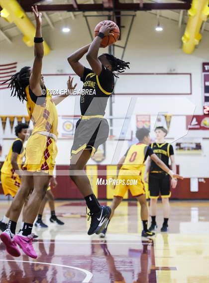 Thumbnail 3 in Lincoln vs. Cornerstone Christian (Stonebarger Tournament) photogallery.