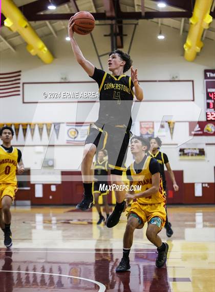 Thumbnail 3 in Lincoln vs. Cornerstone Christian (Stonebarger Tournament) photogallery.