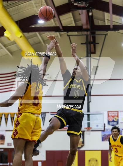 Thumbnail 2 in Lincoln vs. Cornerstone Christian (Stonebarger Tournament) photogallery.