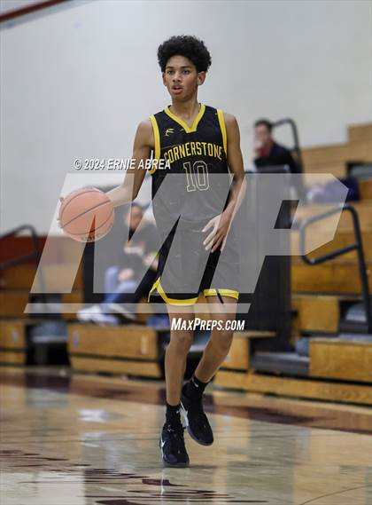Thumbnail 2 in Lincoln vs. Cornerstone Christian (Stonebarger Tournament) photogallery.