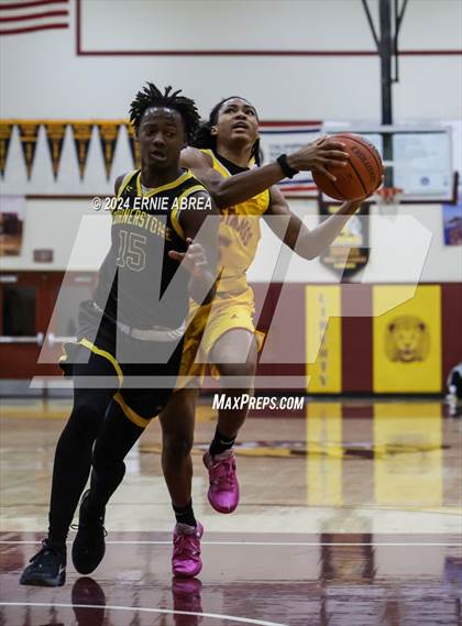 Thumbnail 3 in Lincoln vs. Cornerstone Christian (Stonebarger Tournament) photogallery.
