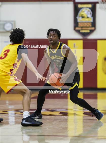 Thumbnail 1 in Lincoln vs. Cornerstone Christian (Stonebarger Tournament) photogallery.